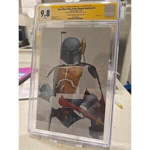 Star Wars War of the Bounty Hunters 4 CGC SS JTC 9.8 Negative Space 2nd Print